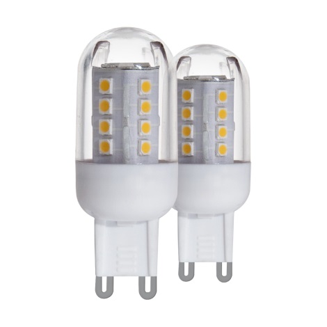 PACK 2x Ampoule LED G9/2,5W/230V 4000K - Eglo 11462