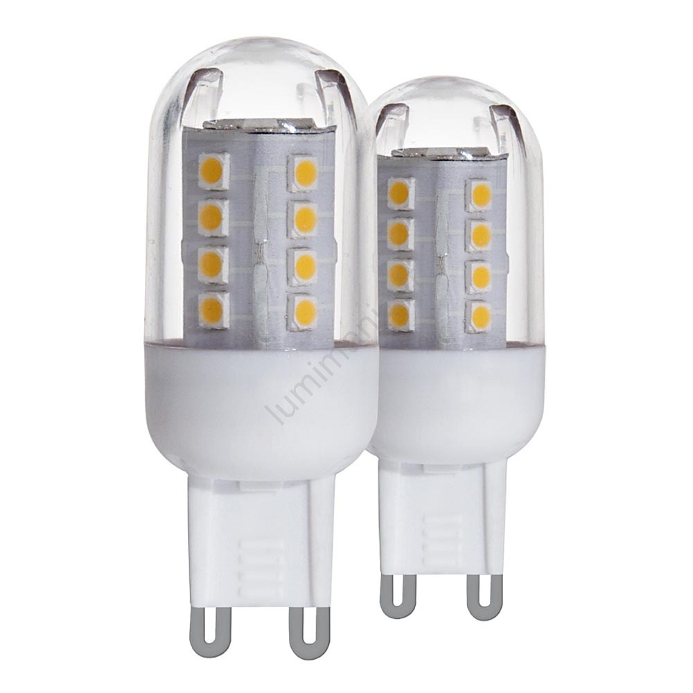 PACK 2x Ampoule LED G9/2,5W/230V 4000K Eglo 11462 Lumimania