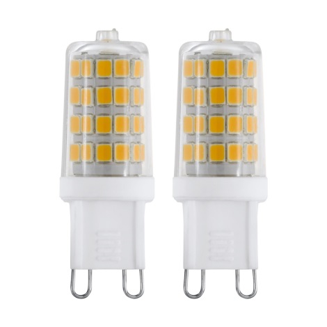 PACK 2x Ampoule LED G9/3W/230V 3000K - Eglo 11674