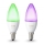 PACK 2x Ampoule LED RGB à intensité variable Philips Hue White And Colour Ambience  E14/6W/230V 2200-6500K