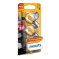 PACK 2x Ampoule pour voiture Philips VISION 12498B2 P21W BA15s/21W/12V