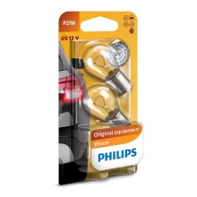 PACK 2x Ampoule pour voiture Philips VISION 12498B2 P21W BA15s/21W/12V