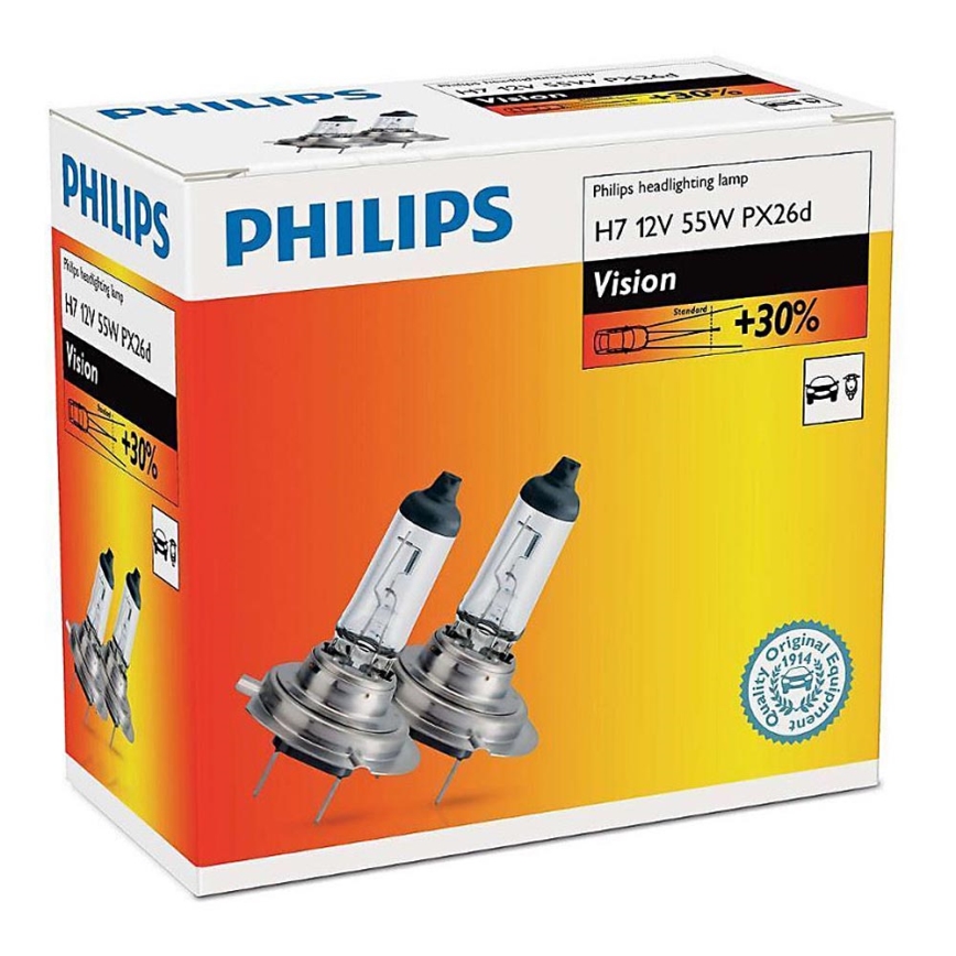 Ampoule H7 12V 55W PX26d pour voitures et VUL