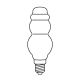 PACK 3 x Ampoule de rechange FIGURINE E10/20V/0,1A blanc - fabriquée en Europe