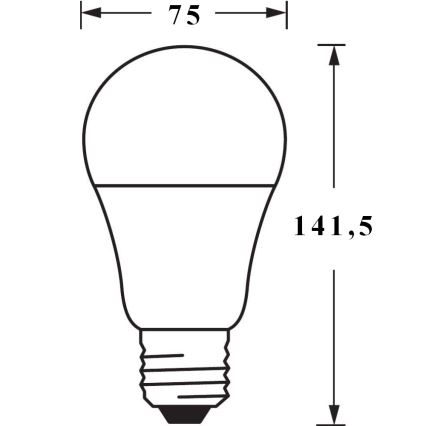 PACK 3x Ampoule à intensité variable LED SMART+ E27/14W/230V 2700K Wi-Fi - Ledvance