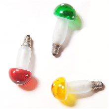 PACK 3x ampoule de remplacement TOADSTOOL E10/230V mélange de couleur