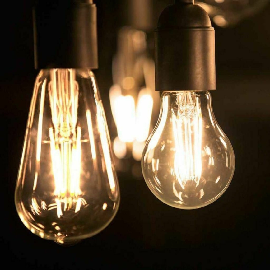 PACK 3x Ampoule LED Philips VINTAGE E27/7W/230V 2700K