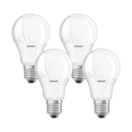 PACK 4x Ampoule LED A60 E27/9W/230V 2700K - Osram