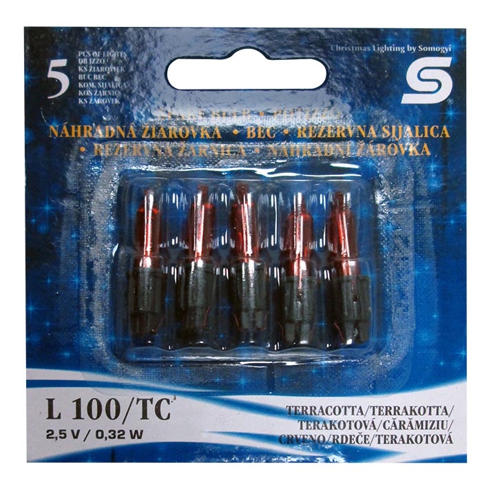 PACK 5x Ampoule de rechange L 100/TC/0,32W/2,5V