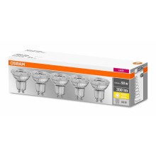 PACK 5x Ampoule LED GU10/4,3W/230V 2700K - Osram