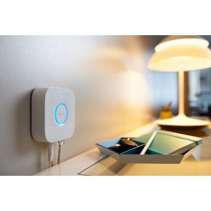 Lot de 2 ampoules LED dimmables Philips Hue White Ambiance GU10 4,2 W 230 V 2200–6500 K + pont Hue
