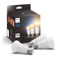 Pack de 3 ampoules LED dimmables Philips Hue WHITE AMBIANCE A60 E27/6W/230V 2200-6500K