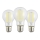 Pack de 3 ampoules LED Vintage A60, culot E27, 3,8 W, 230 V, 2700 K - Eglo 110437