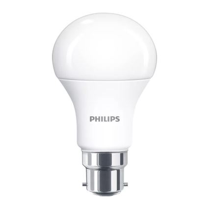 Pack de 6 ampoules LED Philips A60 à culot B22, 13 W, 230 V, 2700 K