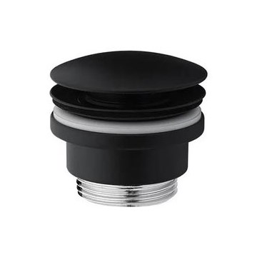 Paffoni - Bonde de lavabo RINGO WEST Ø 63,5 mm noire