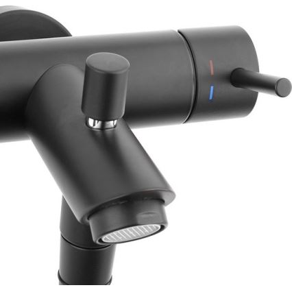 Paffoni - Douche encastrée ROUND noire