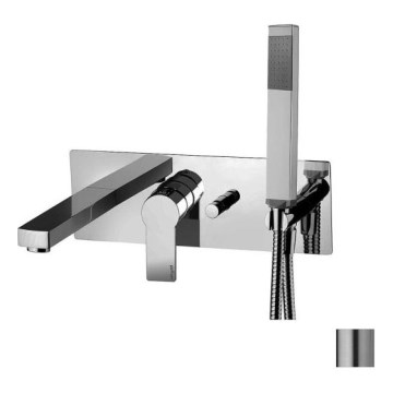 Paffoni - Ensemble bain avec mitigeur pour installation encastrée TANGO, inox