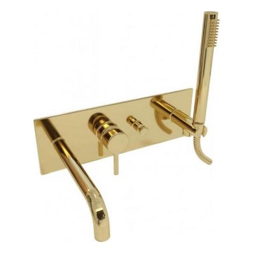 Paffoni - Ensemble de douche pour installation encastrée LIGHT doré