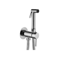 Paffoni - Kit mural pour installation encastrée avec douchette bidet hygiénique à main, finition chrome brillant