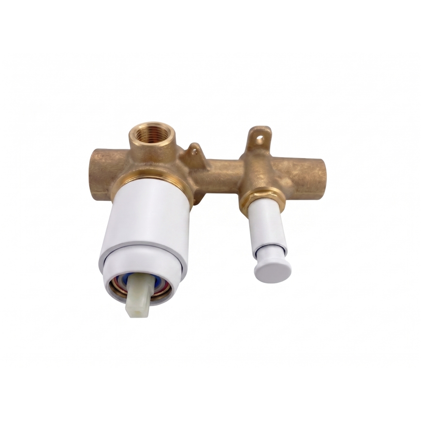 Paffoni - Mitigeur de douche pour installation encastrée LIGHT blanc mat