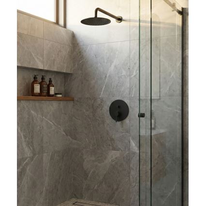 Paffoni - Mitigeur de douche pour installation encastrée LIGHT noir