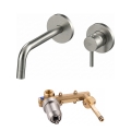 Paffoni - Mitigeur de lavabo encastrable LIGHT inox