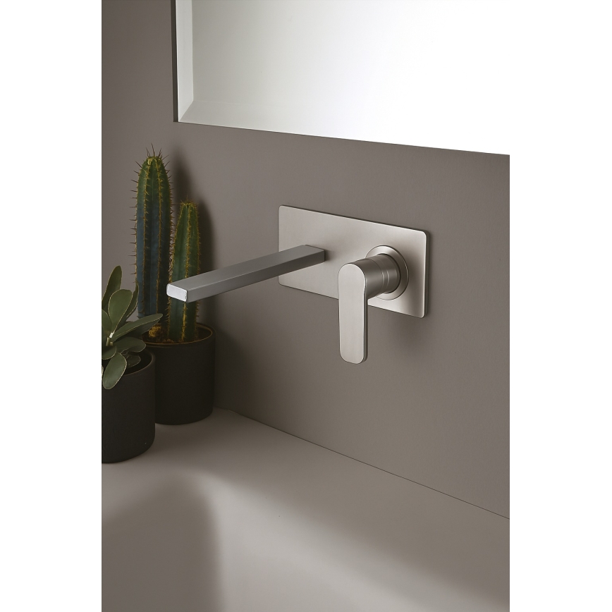 Paffoni - Mitigeur de lavabo encastrable TANGO en inox