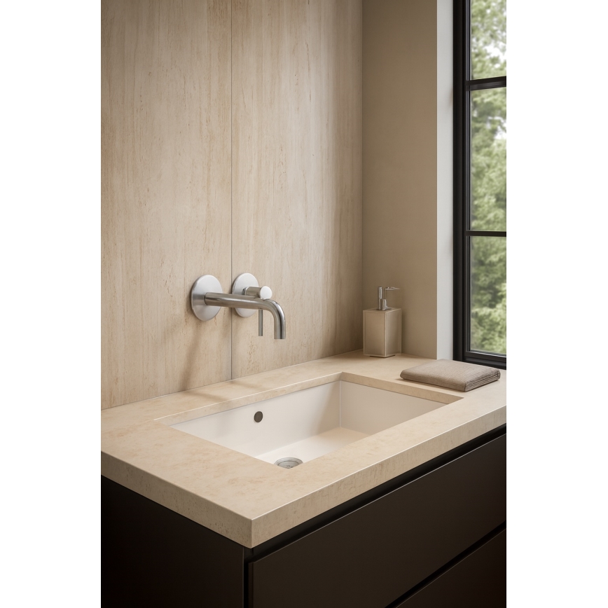 Paffoni - Mitigeur de lavabo encastré LIGHT en inox