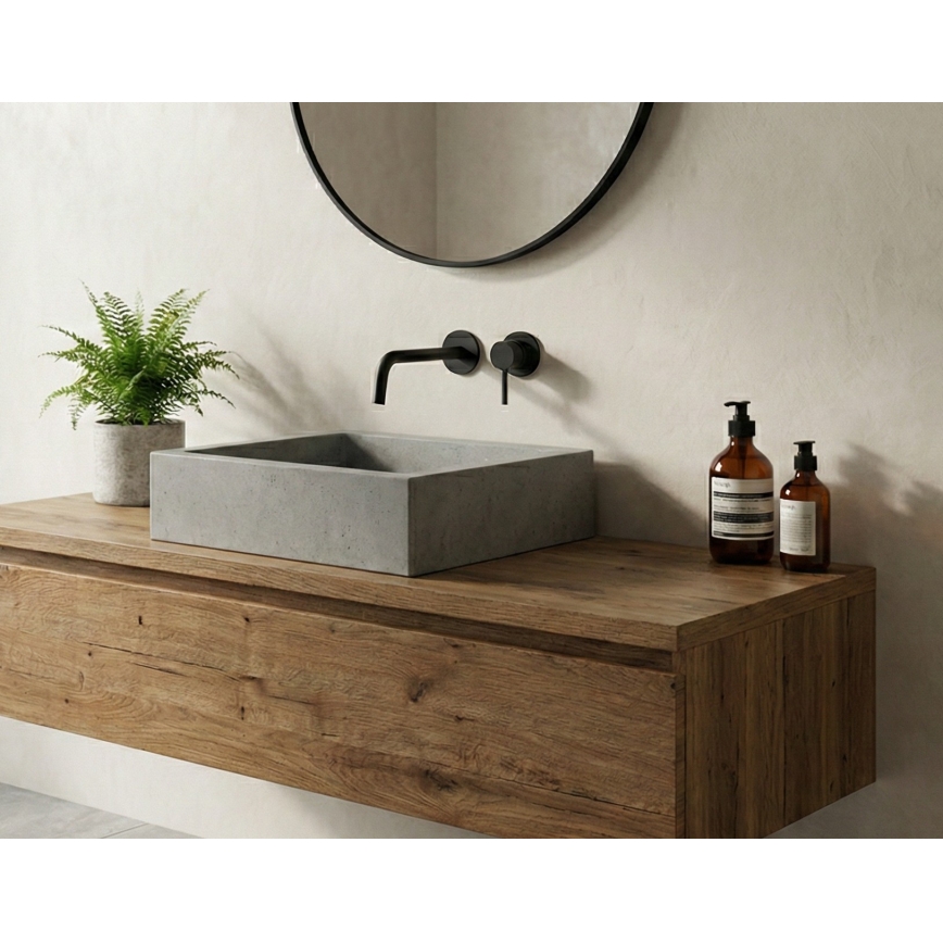 Paffoni - Mitigeur de lavabo encastré LIGHT noir