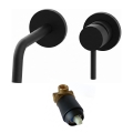 Paffoni - Mitigeur de lavabo encastré LIGHT noir
