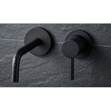 Paffoni - Mitigeur de lavabo encastré LIGHT noir