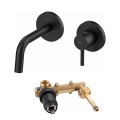 Paffoni - Mitigeur de lavabo encastré LIGHT noir