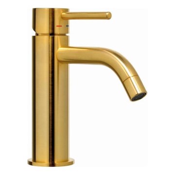 Paffoni - Mitigeur de lavabo LIGHT doré brossé
