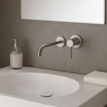 Paffoni - Mitigeur de lavabo pour installation encastrée LIGHT, chrome brillant