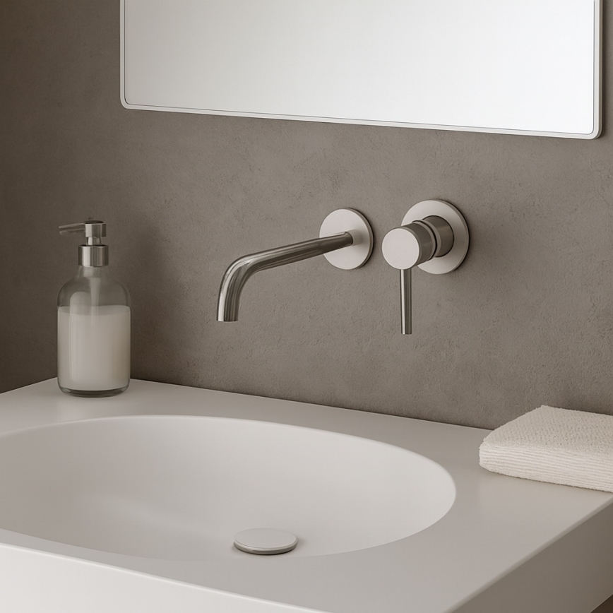Paffoni - Mitigeur de lavabo pour installation encastrée LIGHT, chrome brillant