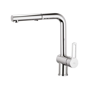 Paffoni - Mitigeur d'évier avec douchette extractible RINGO 29,2 cm