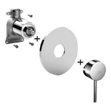 Paffoni - Mitigeur encastré LIGHT finition chrome mat