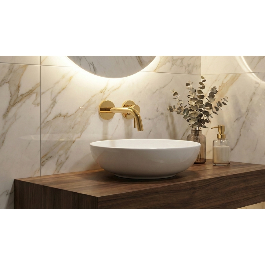 Paffoni - Mitigeur lavabo à encastrer LIGHT, finition dorée