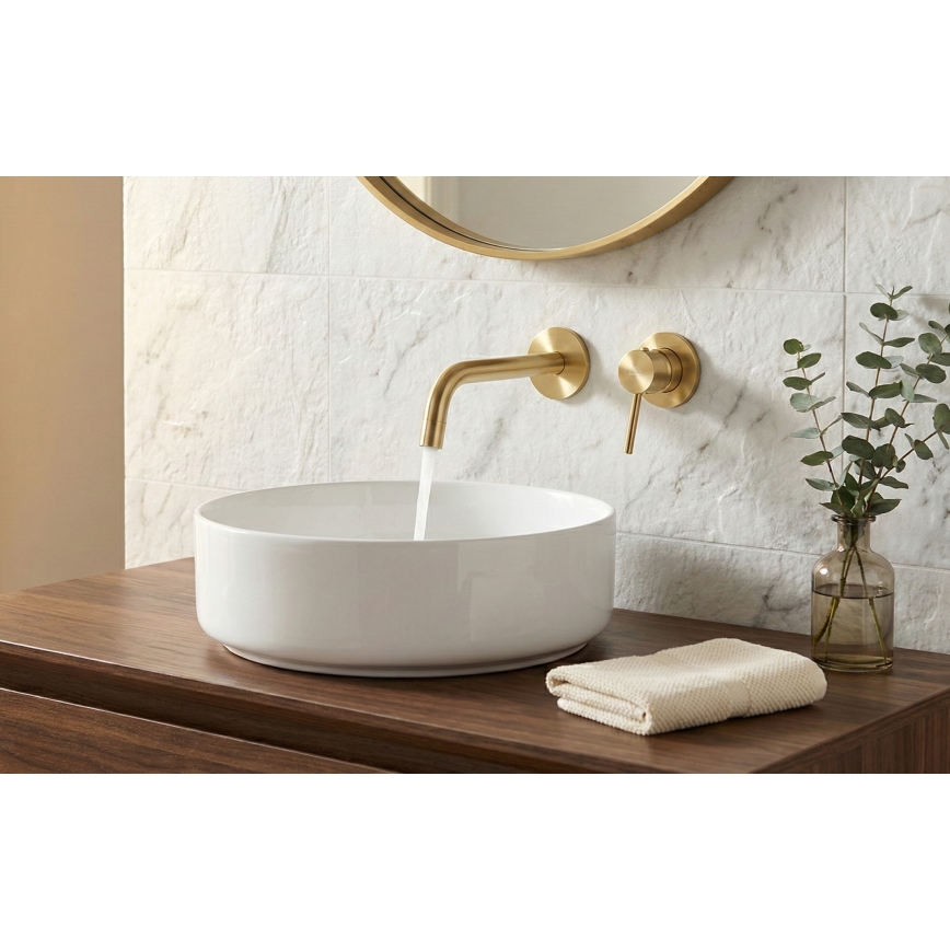 Paffoni - Mitigeur pour lavabo à encastrer LIGHT doré