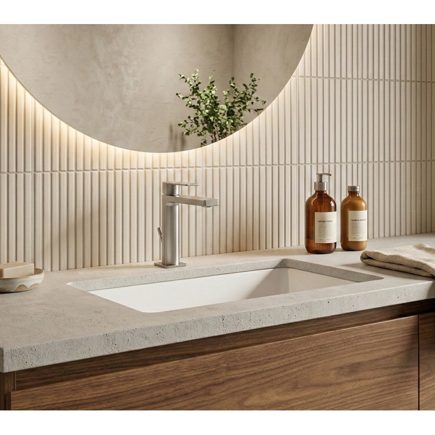 Paffoni - Mitigeur pour lavabo + bonde TANGO inox