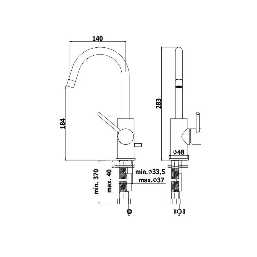 Paffoni - Mitigeur pour lavabo LIGHT blanc