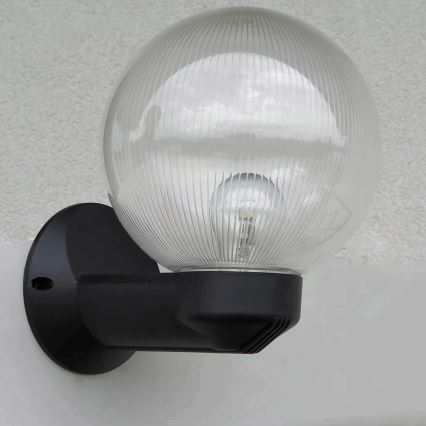 Applique murale d'extérieur NADIR 1xE27/15W/230V IP44 transparent