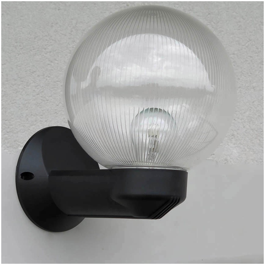 Applique murale d'extérieur NADIR 1xE27/15W/230V IP44 transparent
