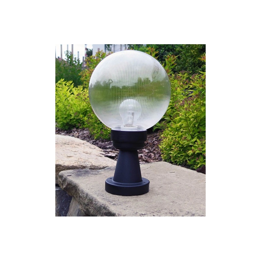 Lampadaire extérieur NADIR 1xE27/15W/230V IP44 transparent