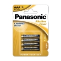 Panasonic - 4 pce Pile alcaline AAA/LR03