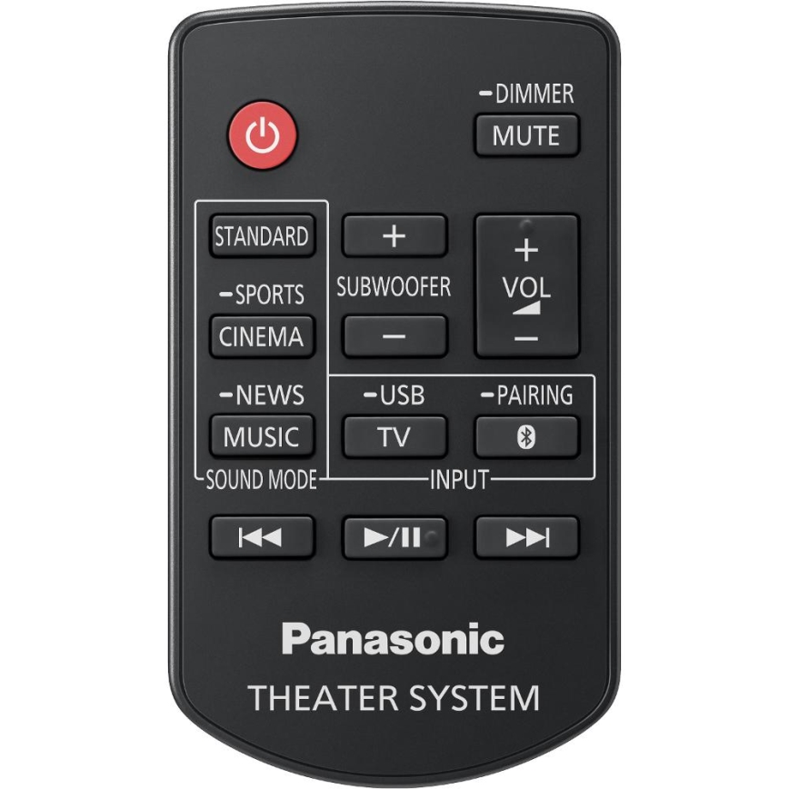Panasonic - Barre de son avec enceintes 320W/230V + télécommande