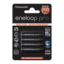 Panasonic Eneloop Pro BK-4HCDE/4BP - 4 pc Pile rechargeable AAA Eneloop Pro NiMH/1