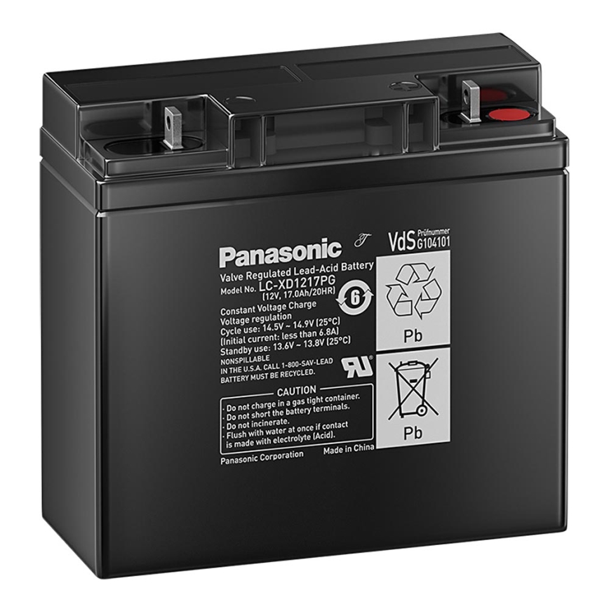 Panasonic LC-XD1217PG - Batterie au plomb 12V/17Ah/eye M5