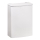Panier 19x26,5 cm inox/blanc