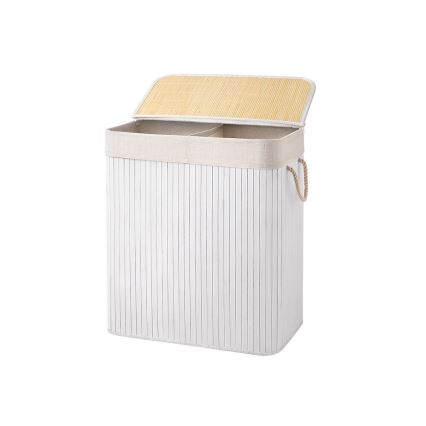 Panier à linge GUS blanc